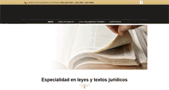Desktop Screenshot of libreriajuridicaguate.com